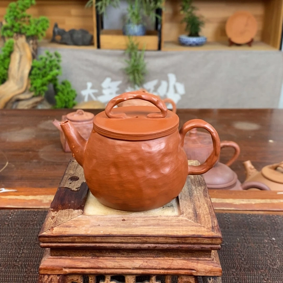 茶壶紫砂微瑕大红袍