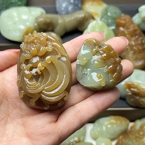 颈饰未镶嵌和田玉开****)