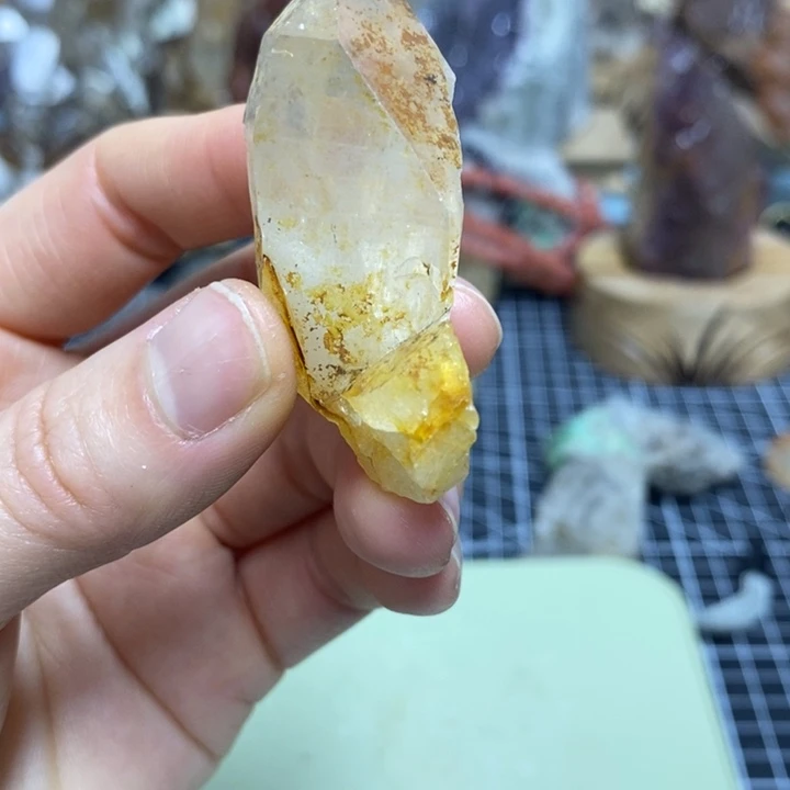 水晶水晶柱未镶嵌