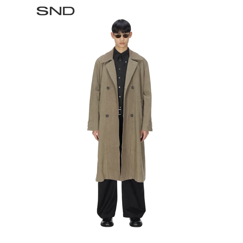 【ROCKSTEADY 设计师品牌】SND FW25 双排扣长外套