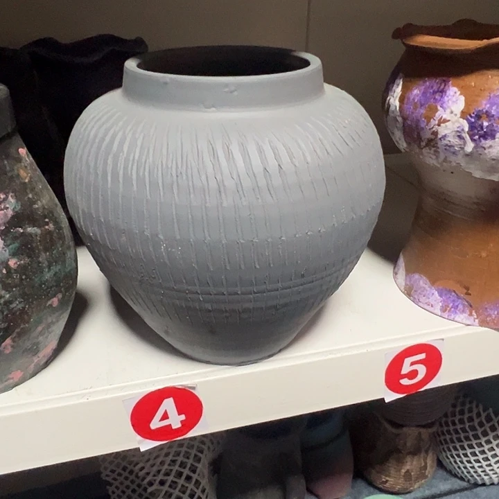 粗陶盆默认打孔高20口11