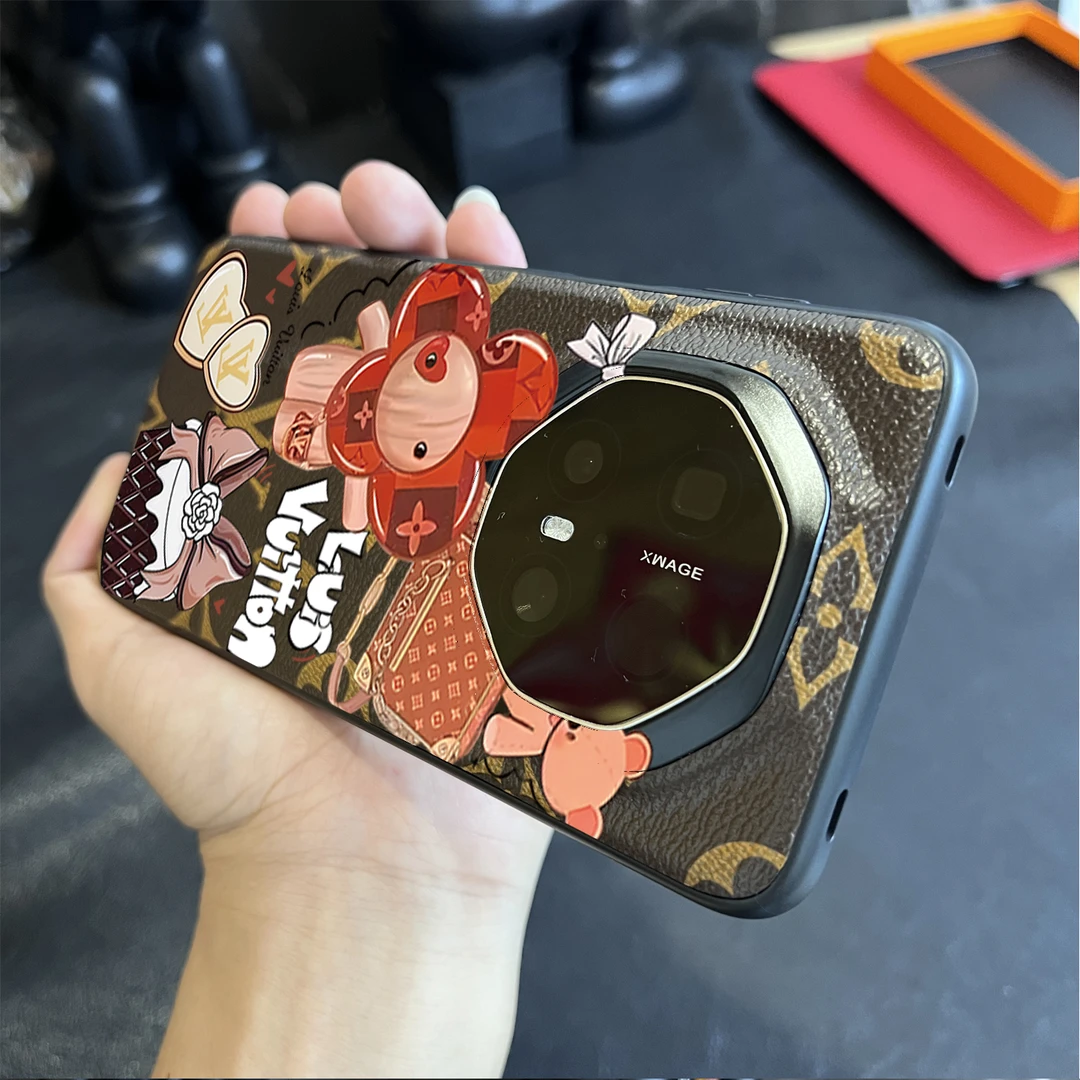 新款轻奢拼接折叠屏手机壳适用苹果华为oppovivo小米高级感三星潮