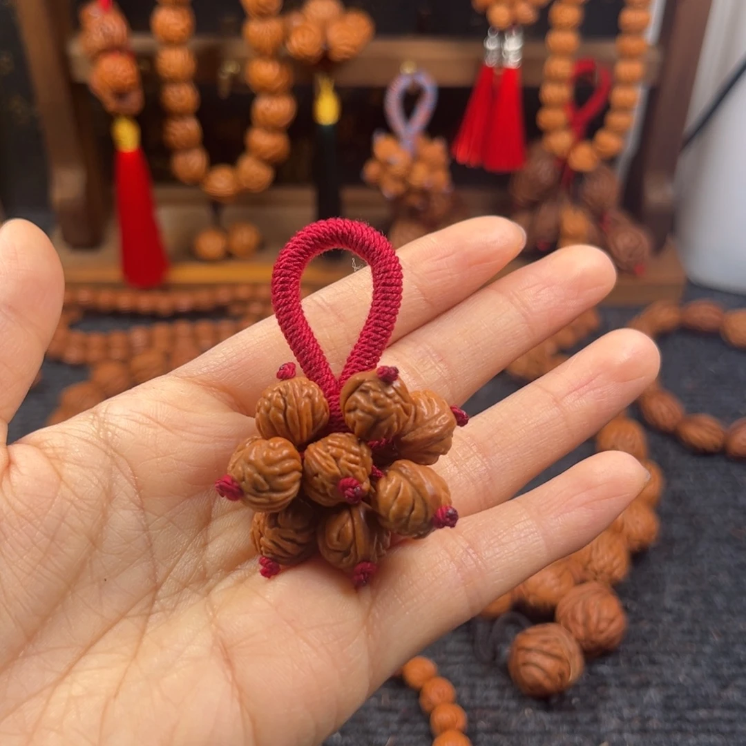 吊坠桃核桃枭挂件L5