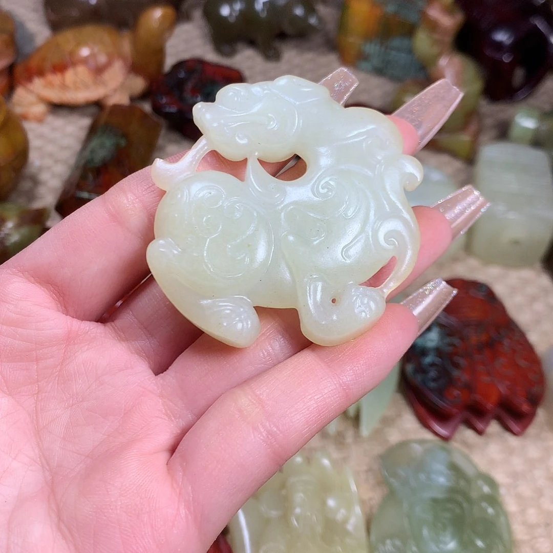 白玉菩提吊坠挂件