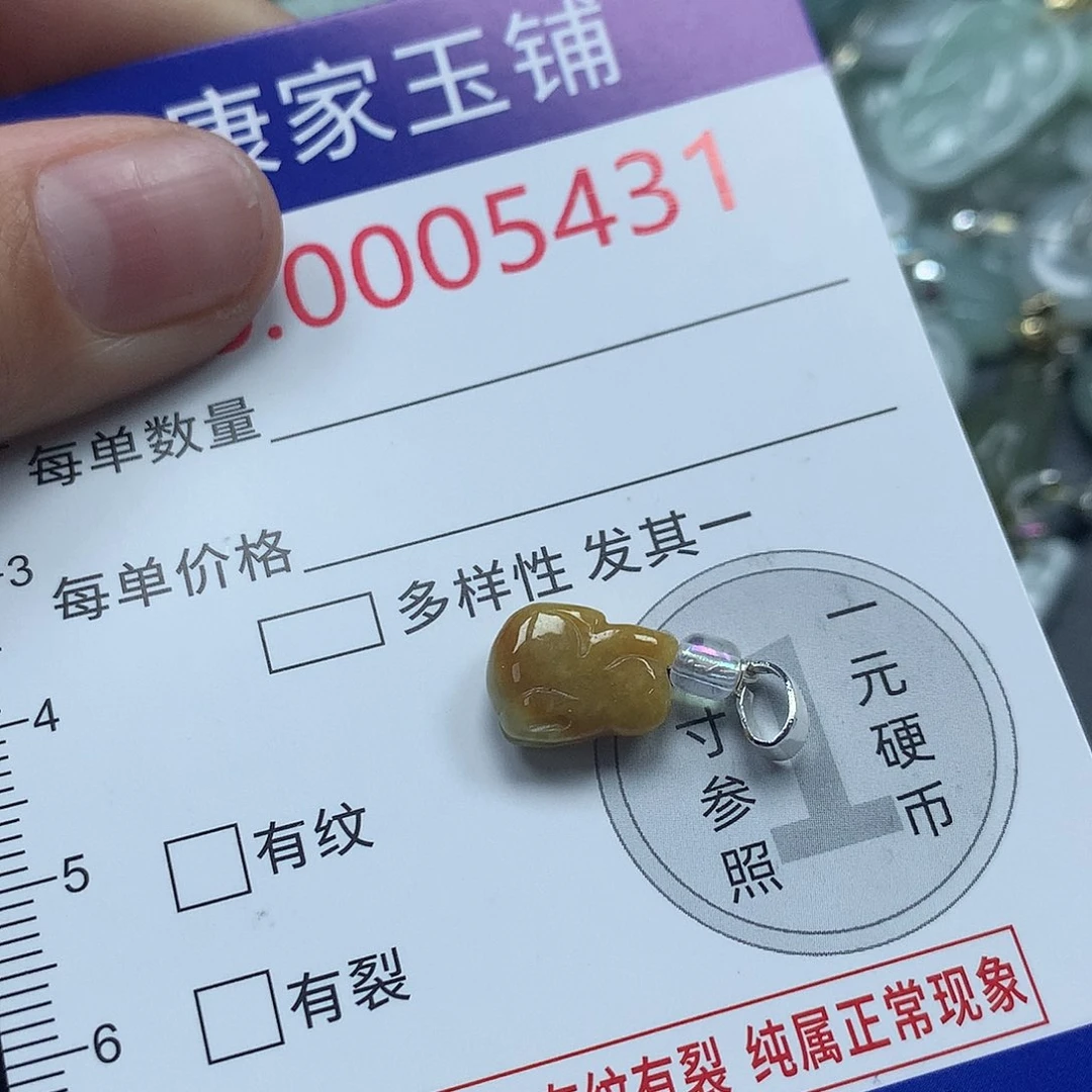 翡翠未镶嵌颈饰