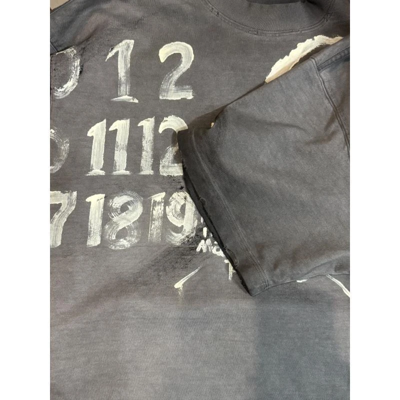 G700【直播间同款】2号链接【闯】 夏季顶奢水洗手绘潮流设计款短袖