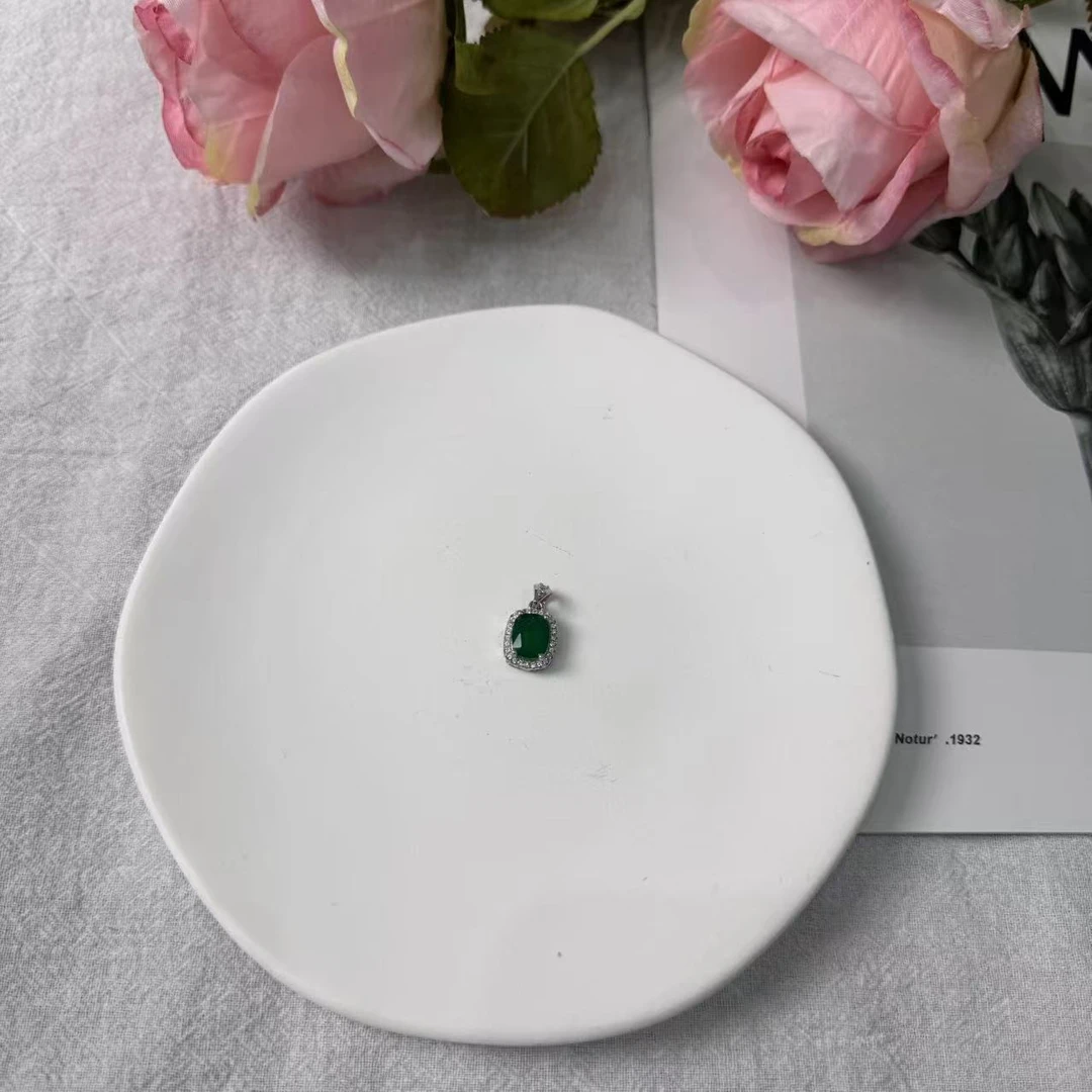 高定珠宝祖绿吊坠CL1820S058