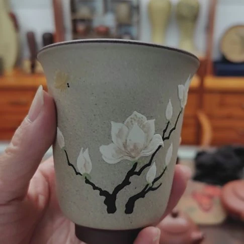 小***G紫砂茶宠主人杯150cc手工制作