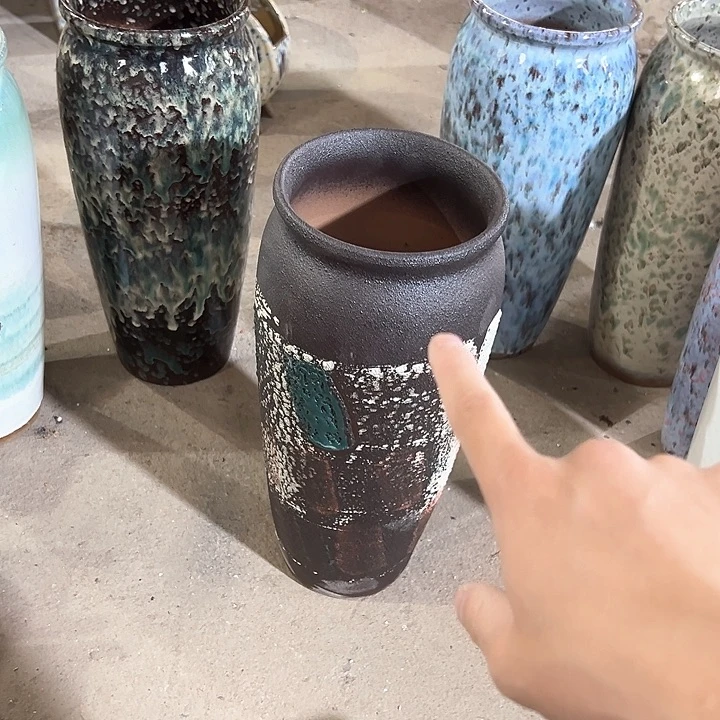 紫砂两个花盆花盆