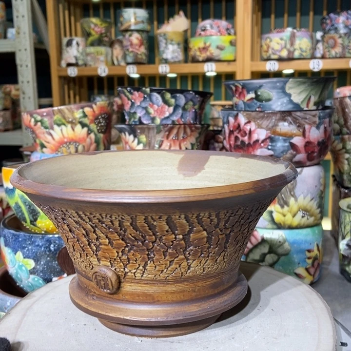 红陶景德镇艺术手绘作品