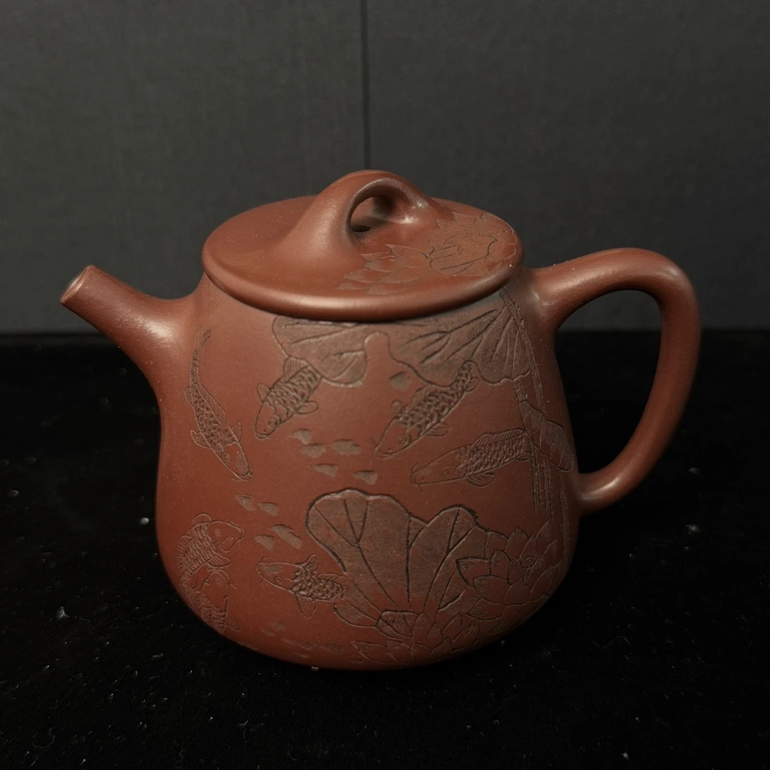 宜兴手工紫砂陶 茶壶GS3462-2