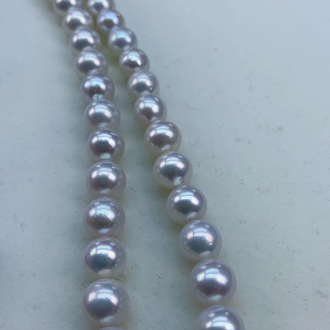 淡水珍珠银S925镶嵌9/10极强冷光炫彩