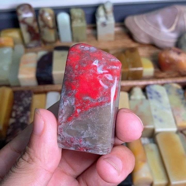 昌化石印石獭*开昌化