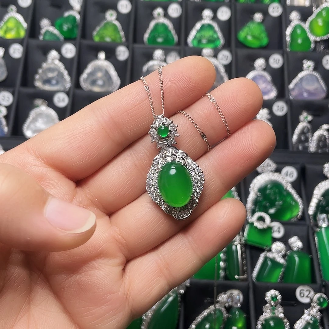 玛瑙/玉髓合金颈饰