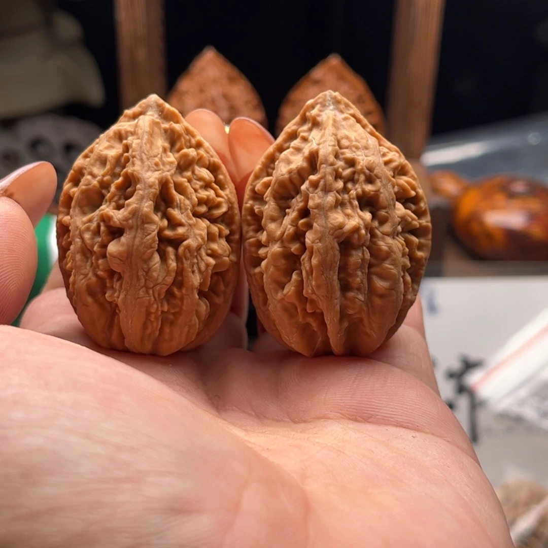 文玩核桃把件关东木子家楸大胖40