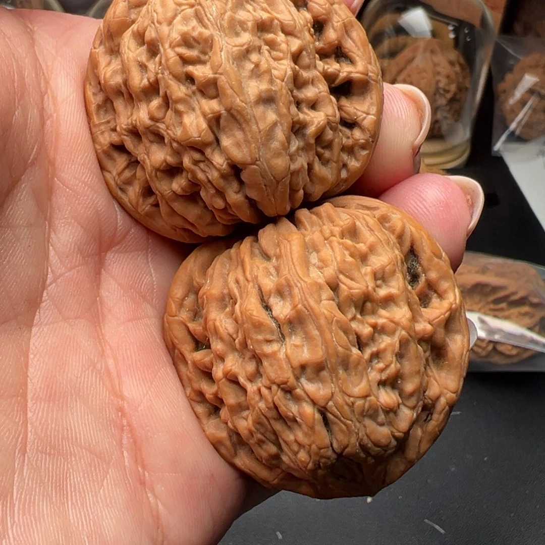 文玩核桃把件虎头王39