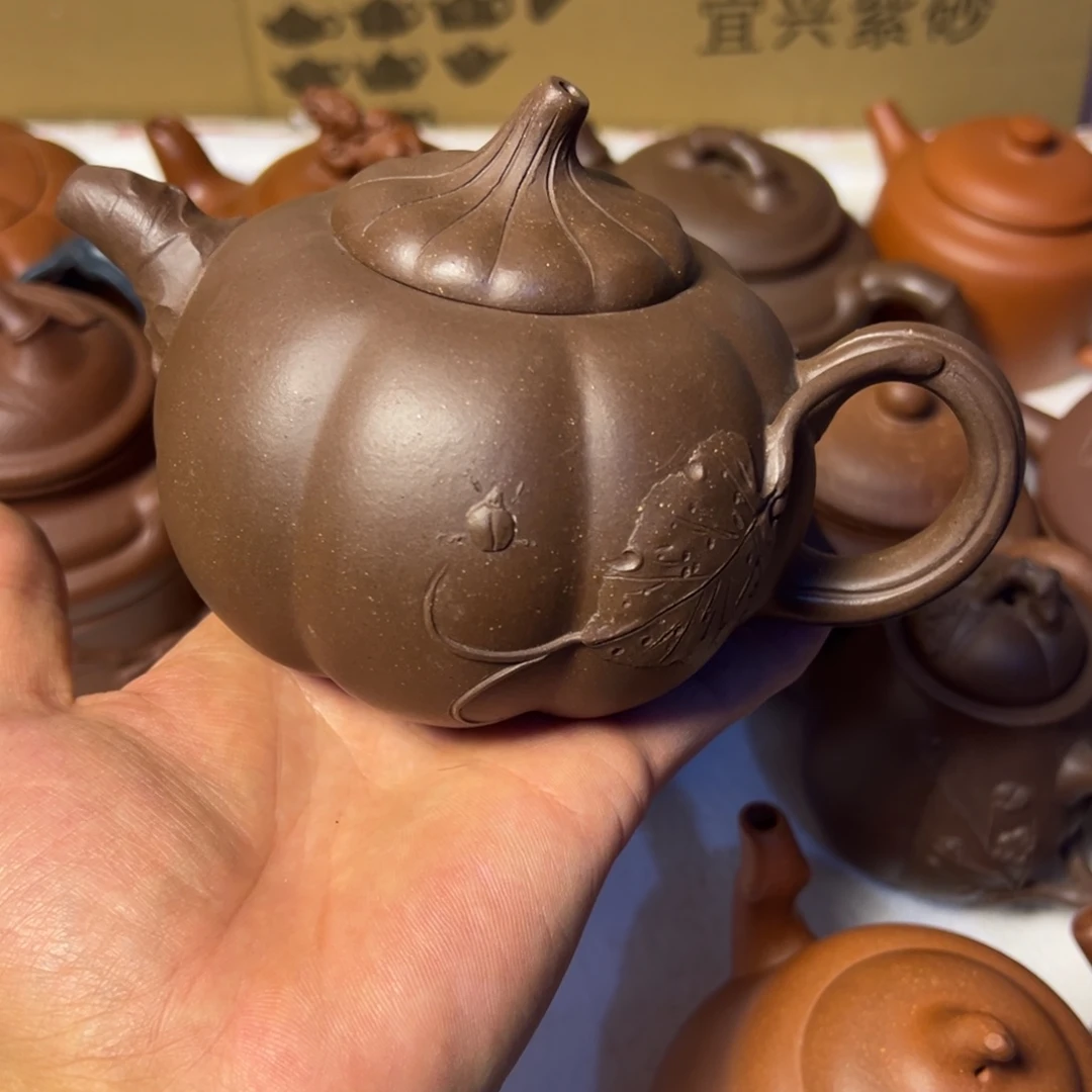 茶壶紫砂宜兴原矿紫砂壶350毫升容量