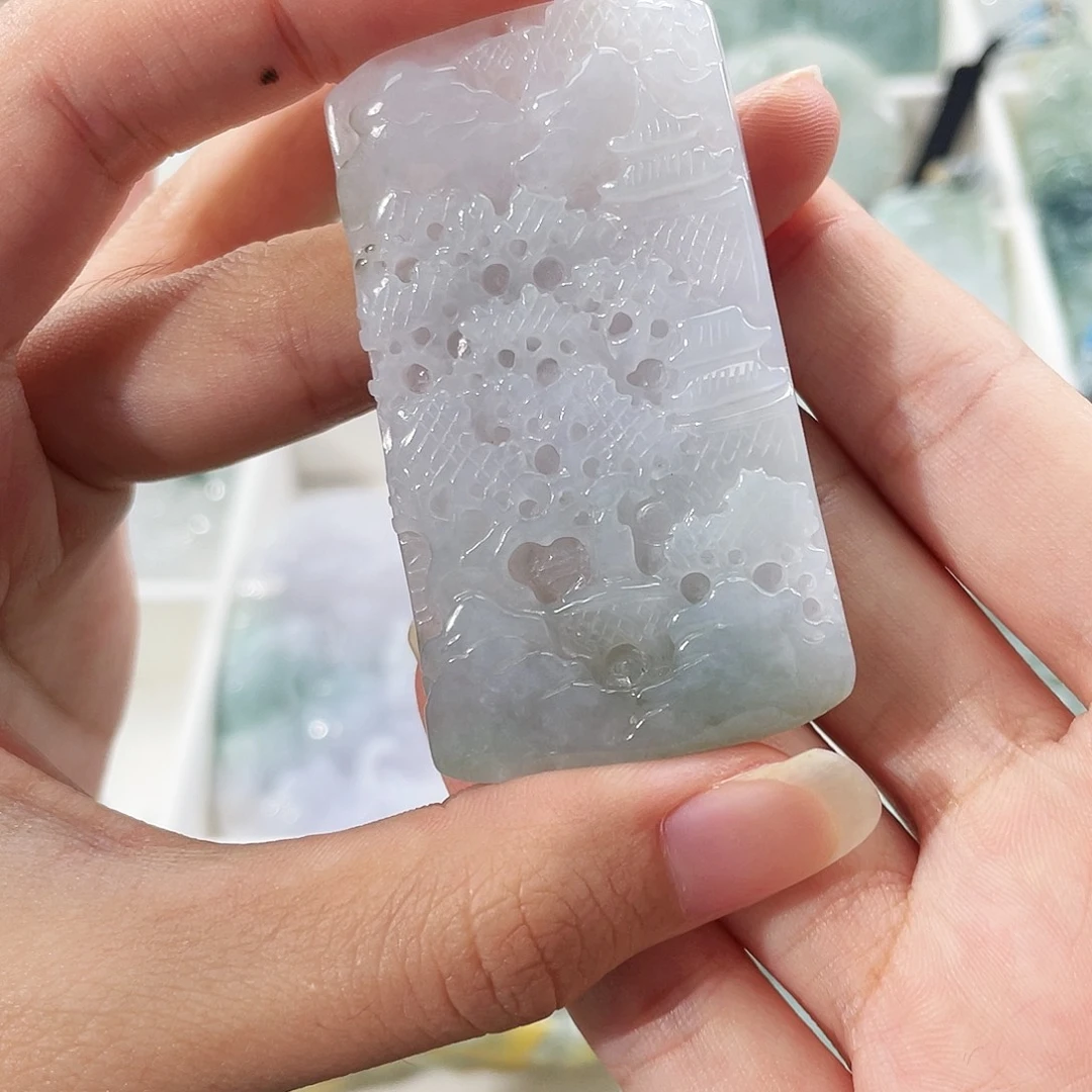 翡翠未镶嵌颈饰翡翠