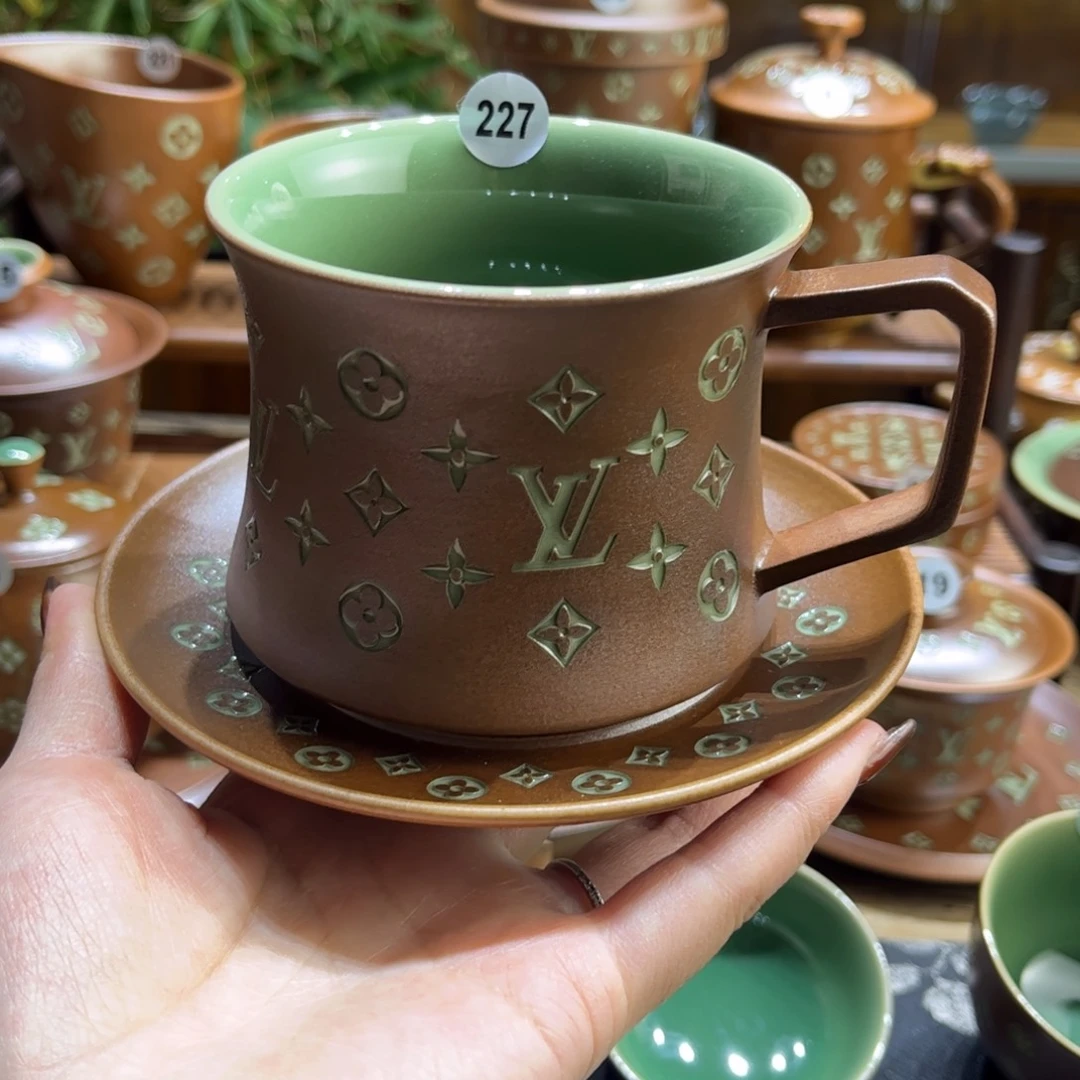 C***c草木灰老花咖啡杯