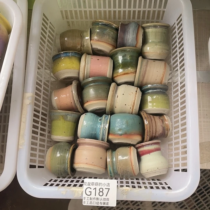 花盆紫砂187微瑕品口径3到4左右