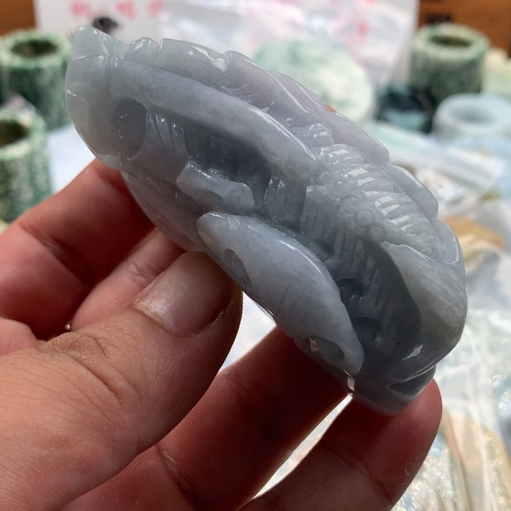 翡翠未镶嵌颈饰保真天然a货翡翠