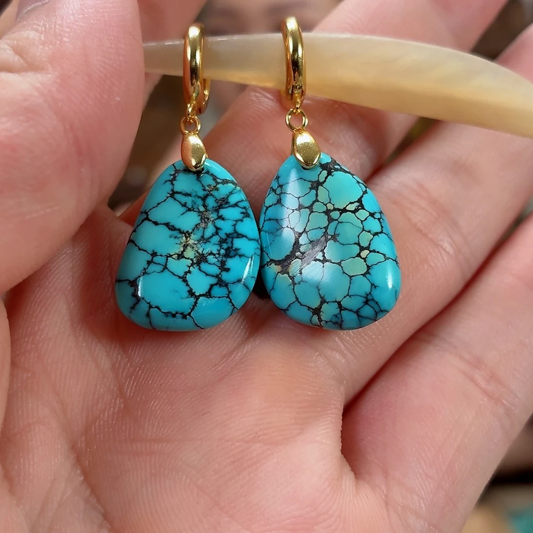 银S925镶嵌绿松石珠宝奇石