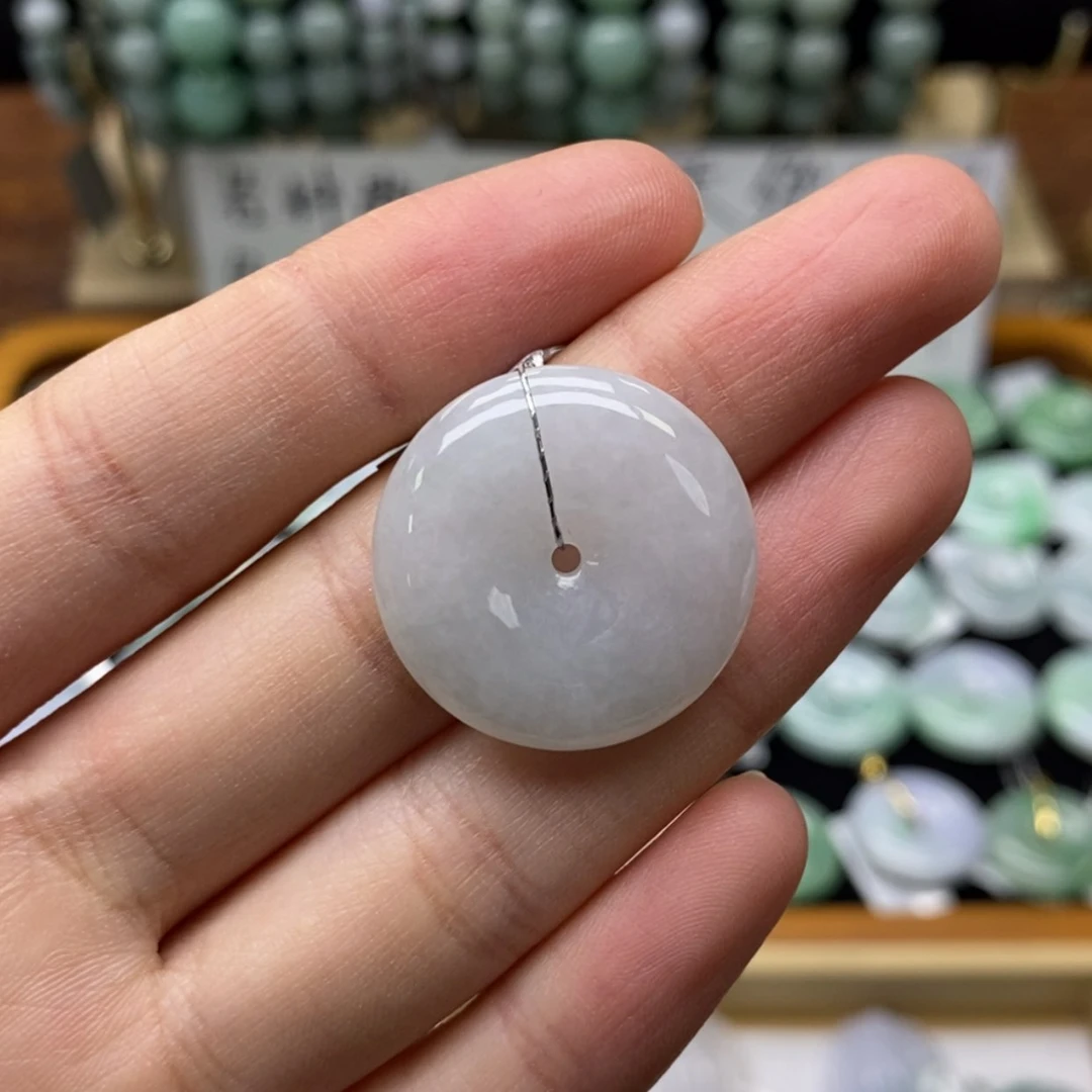 【闪购商品】翡翠颈饰未镶嵌平安扣