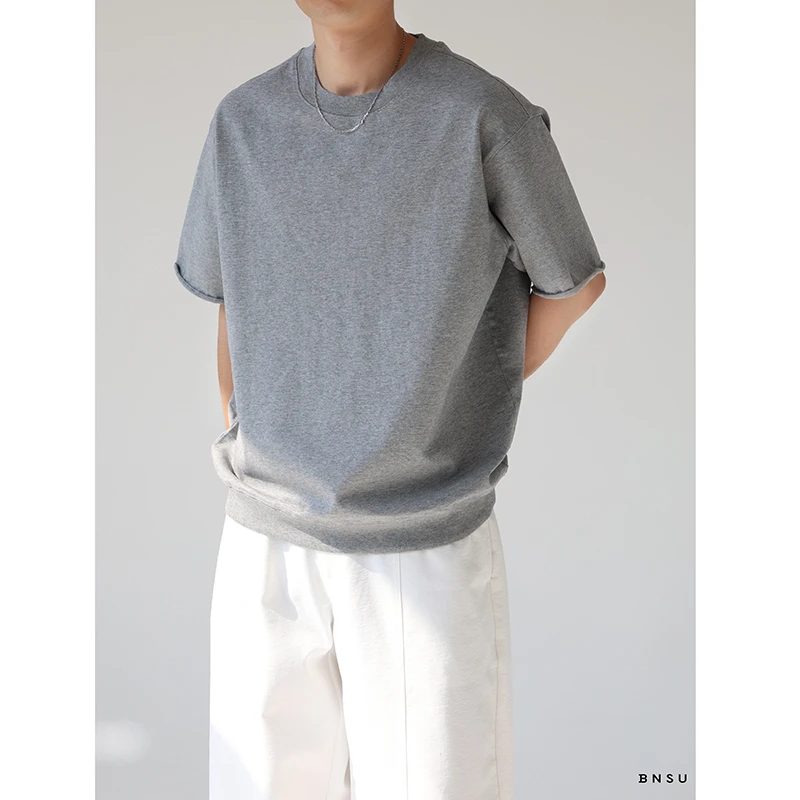 BNSU 25/韩版简约宽松散口设计款短袖TZ25029