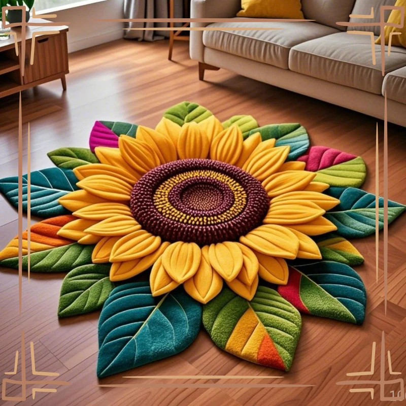 圆形硅藻泥地垫可用于卧室床边书房梳妆台摇椅吊篮等家居场景优质