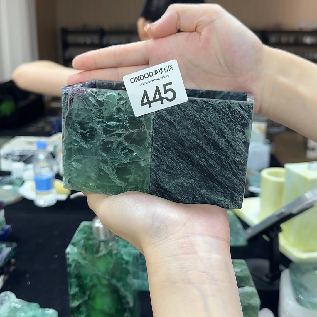 英*445 绿水晶空杯套组