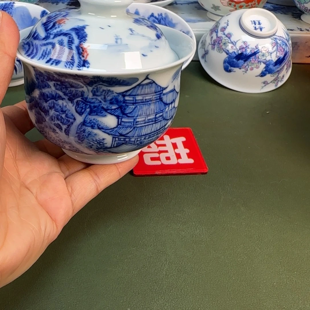 景德镇纯手绘茶具圆圆295