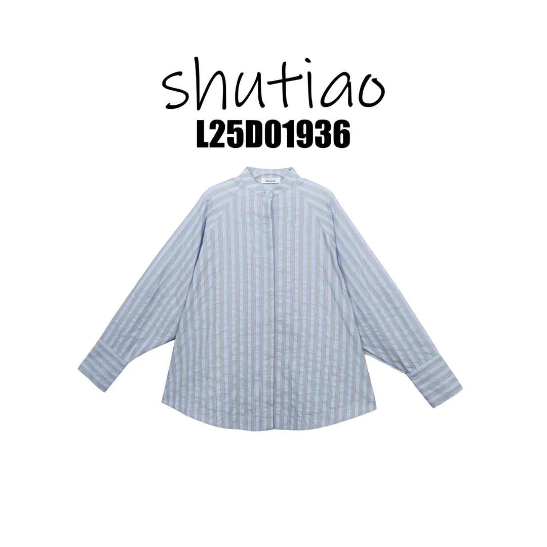 【SHUTIAO】2025夏季：新款小众设计款衬衫L25D01936