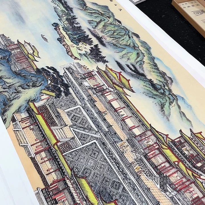 国画书画描金拓染金石传拓手写