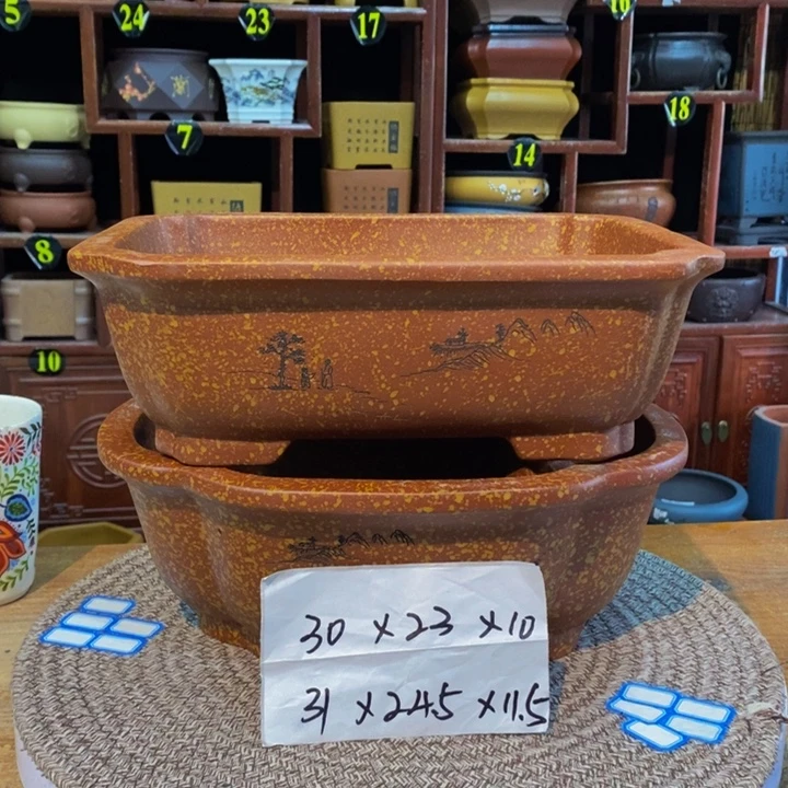 紫砂花盆紫砂花盆