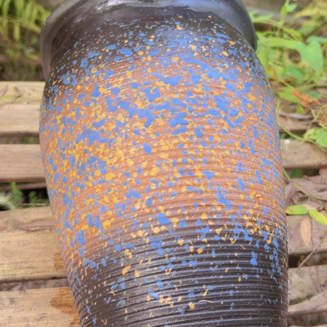 紫砂花盆高度31口径20