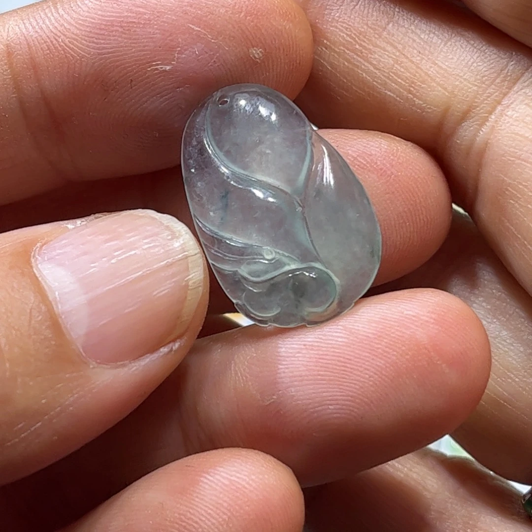 定制翡翠未镶嵌九尾