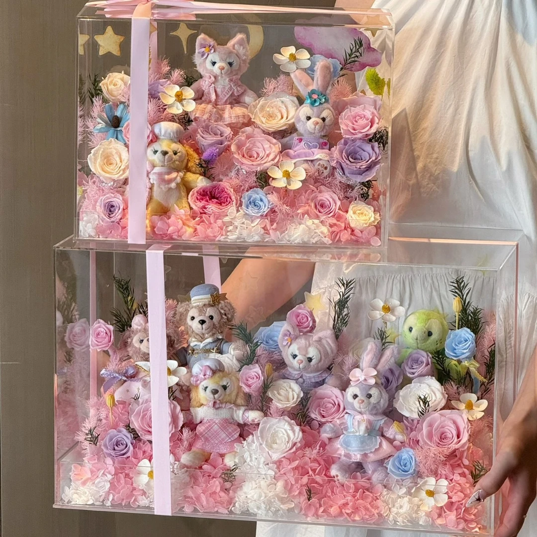 网红永生花生日礼物星黛露可爱kitty玩偶送闺蜜女友情人节礼物