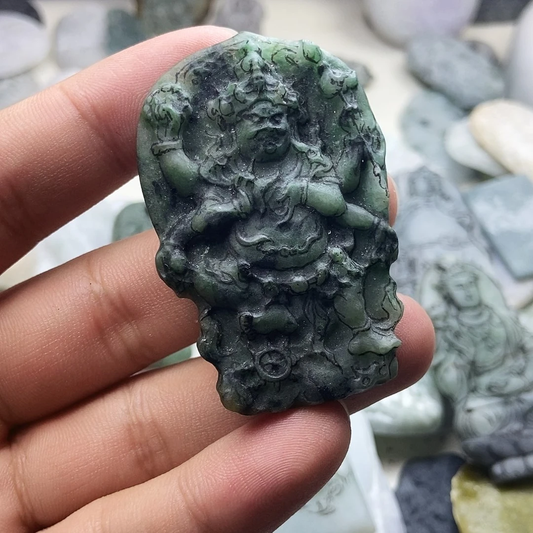 挣***钱定制翡翠未镶嵌全包