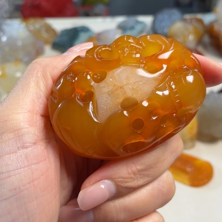 玛瑙/玉髓未镶嵌吊坠(不含链)