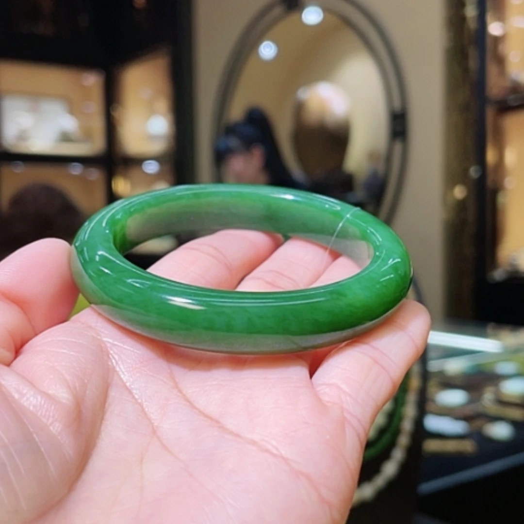 【闪购商品】和田玉手镯未镶嵌56.5#54.42g