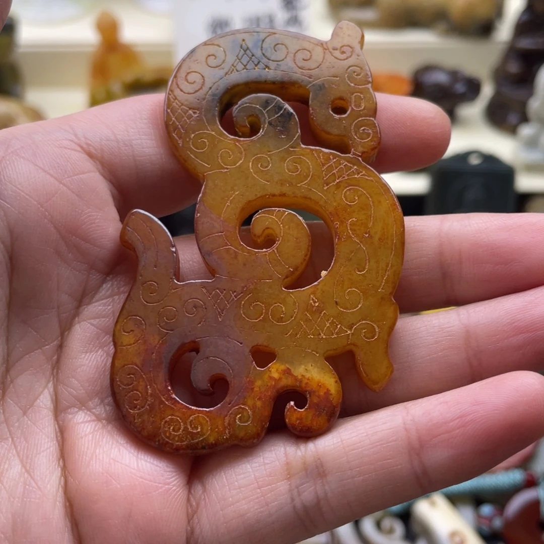 未镶嵌蛇纹石玉颈饰22