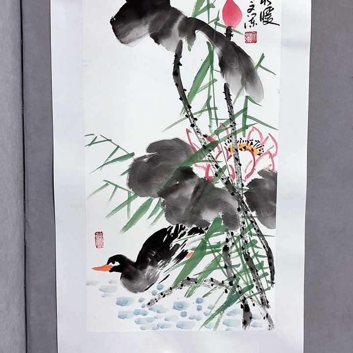 国画亲笔手绘放心去藏