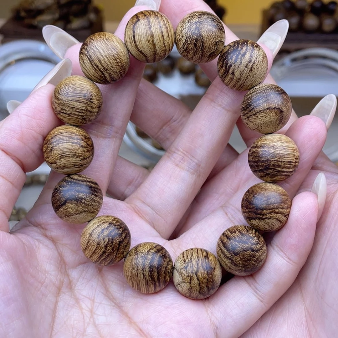 【闪购商品】沉香手串危****仿芽庄虎斑棋楠