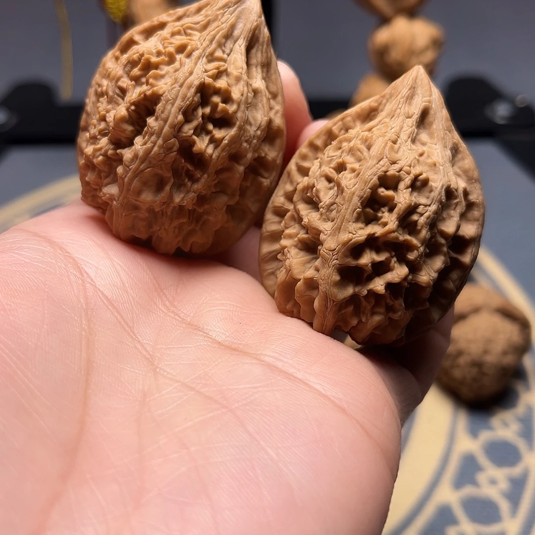 核桃把件大咕石39全品