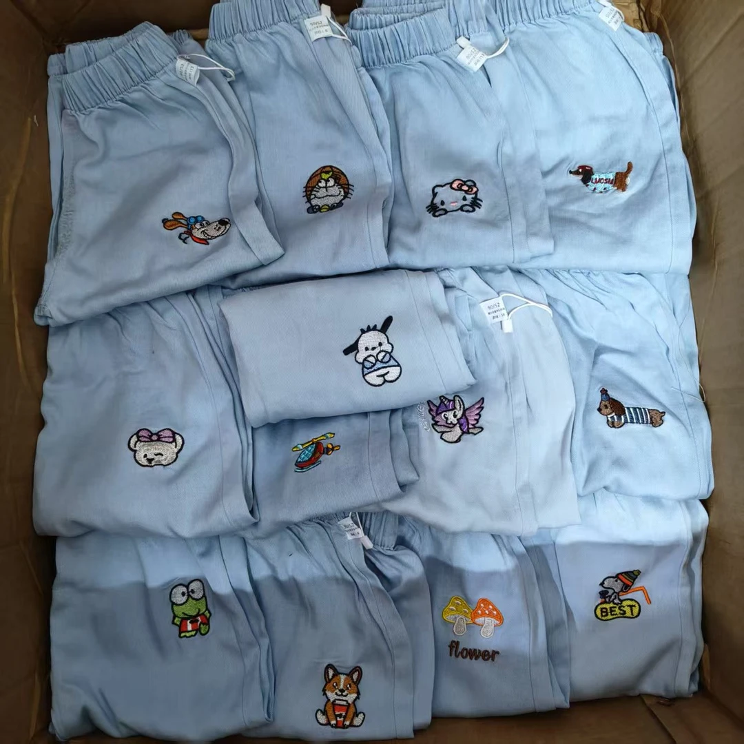 永超25年新款天丝牛仔防蚊裤 夏款宽松透气