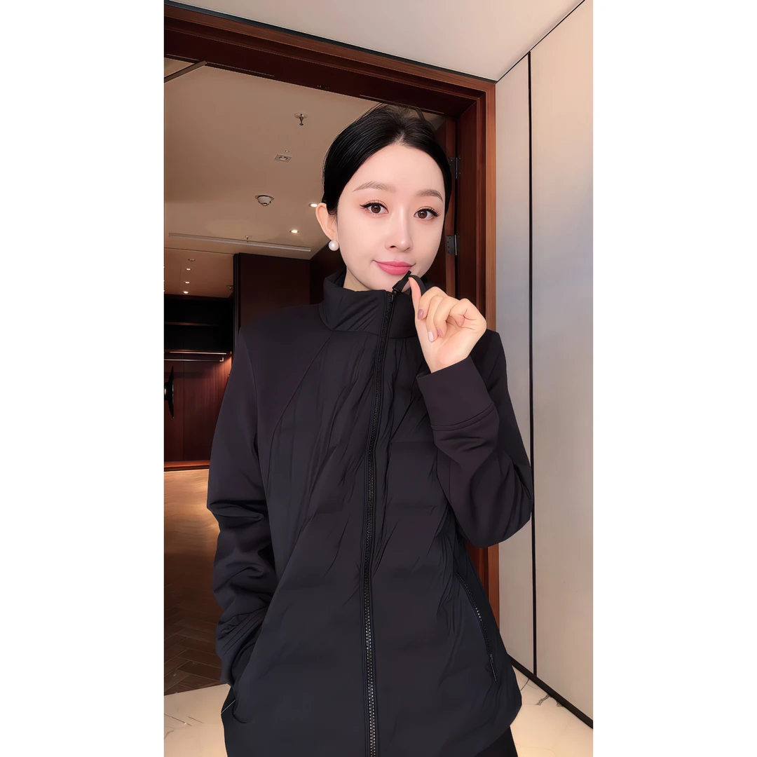 杨圣坤2025新品90白鹅绒立领修身休闲百搭拉链羽绒服TR2592502