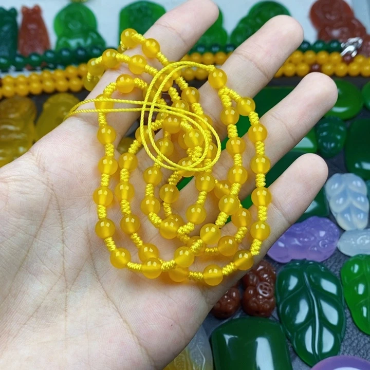 玛瑙/玉髓手链未镶嵌@**春