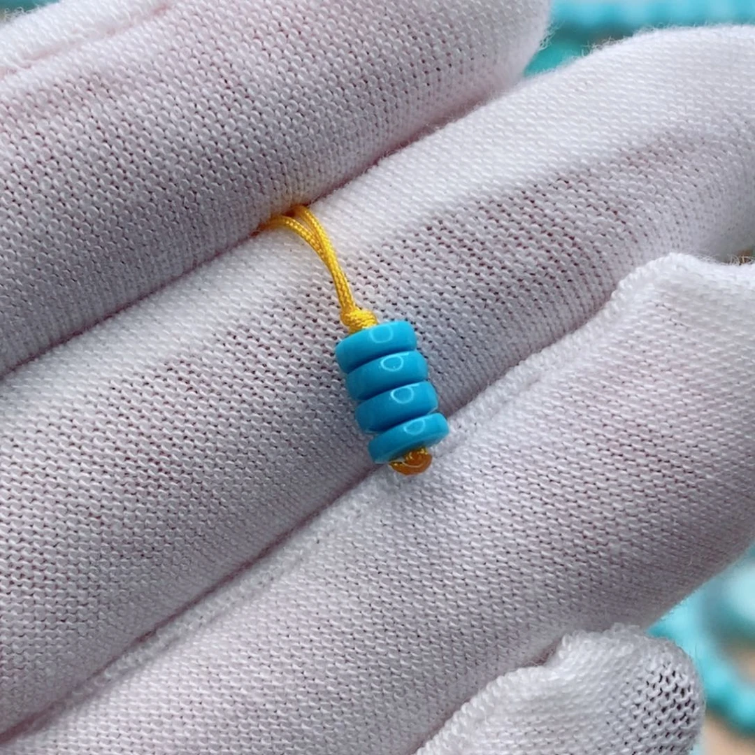 绿松石未镶嵌珠宝奇石4.6mm