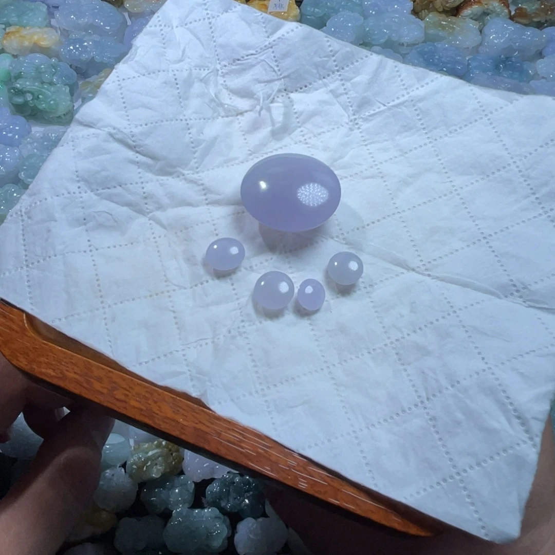 7***后翡翠未镶嵌颈饰天然