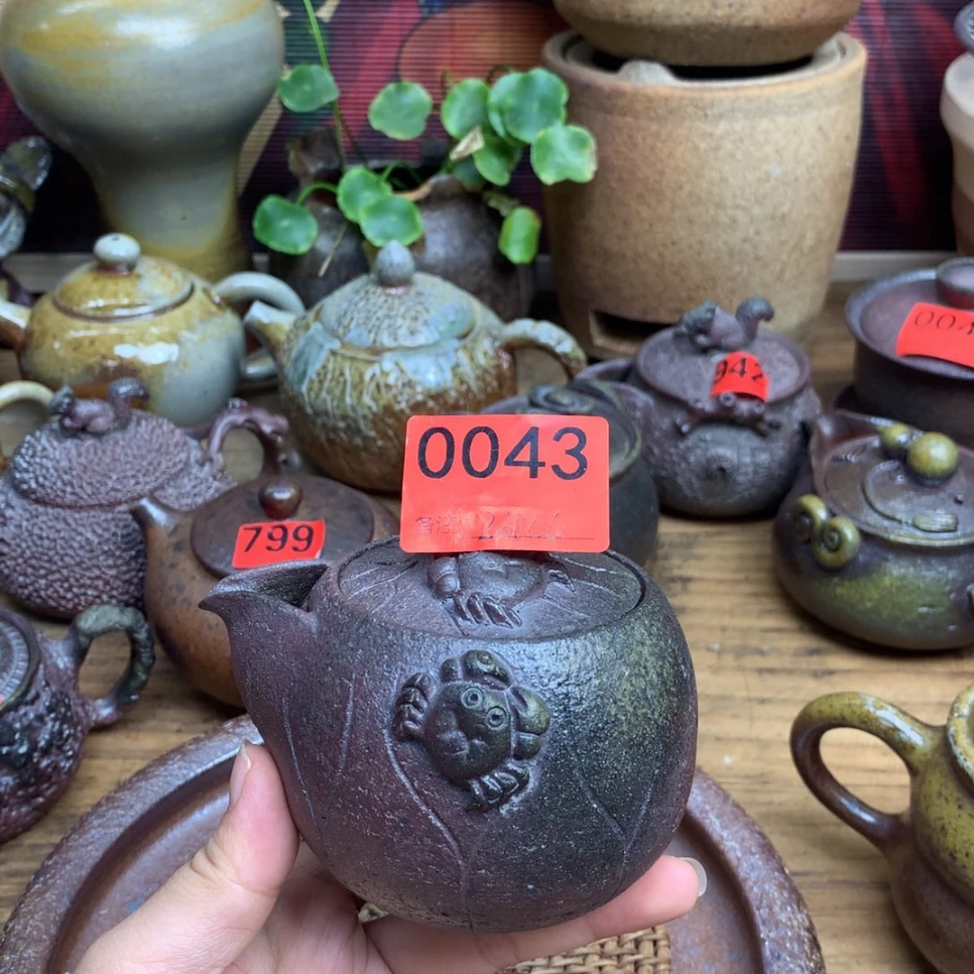 柴烧宝瓶230毫升一物一拍